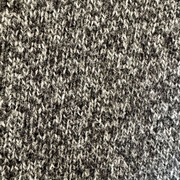 Iceland Wool Men's Pullover Sweater 1/4 Zip Blue Made in Italy SZ L #2369 - Picture 7 of 11